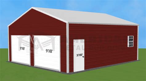 24x30 Steel Garage Building Buy Prefabricated Building At A Great Price