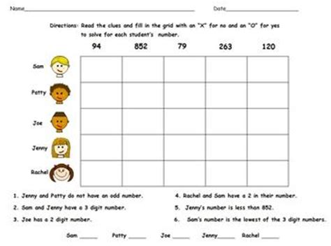 Number and operations in base ten. Math Themed Logic Puzzles for GT/ and Early Finishers ...