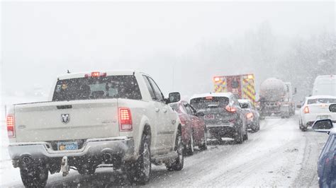 Winter Weather Slick Roads In Nashville Tn Interstate Conditions