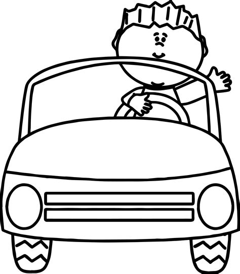 Toy Car Child Coloring Page | Wecoloringpage.com