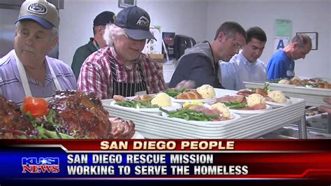 San Diego Rescue Mission Working To Serve The Homeless Youtube