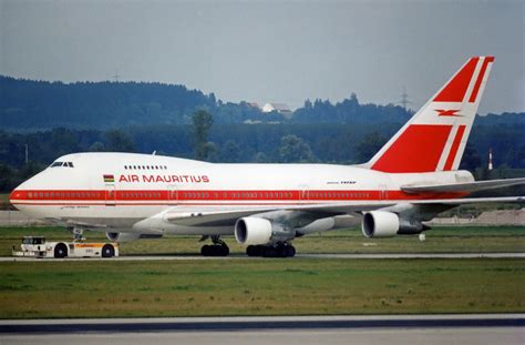 Air Mauritius Boeing 747sp 3b Naq Muc August 1992 Klaus Brandmaier