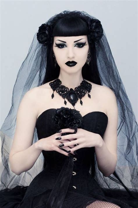 face gothic bride gothic fashion gothic girls