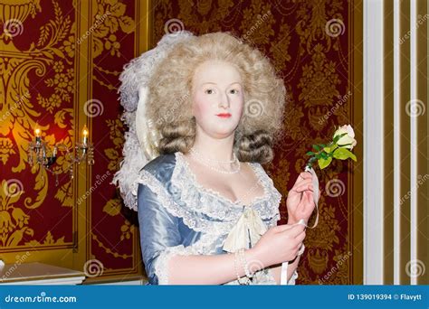 Marie Antoinette Wax Figure Madame Tussaud`s Vienna Editorial Stock