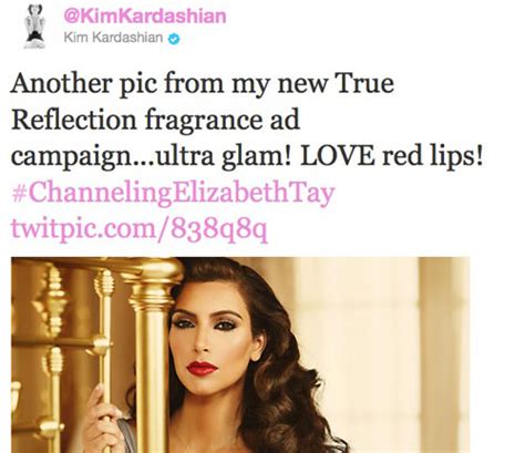 Kim Kardashian Tweets Photos From True Reflection Fragrance Ad Campaign