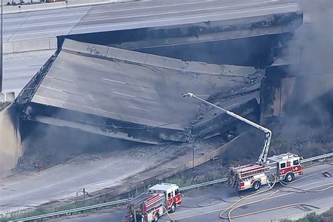 Shocking I 95 Collapse Due To Tanker Fire Could Impact Nj Drivers