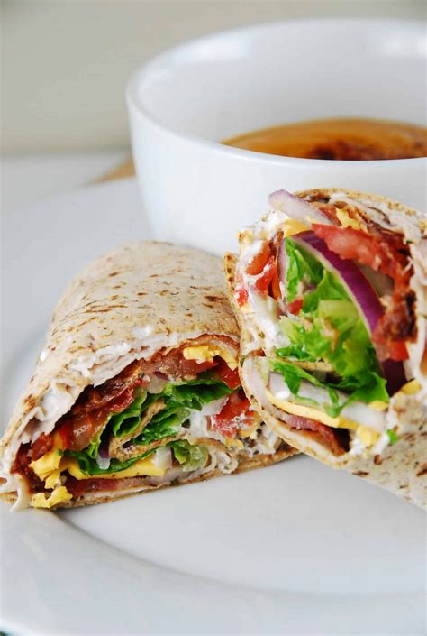 Bacon Ranch Turkey Wrap Recipe LaaLoosh