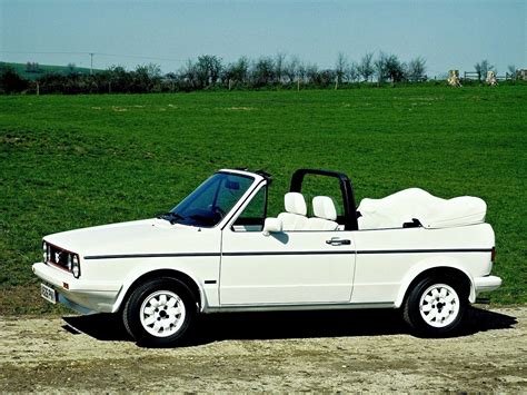 Golf Mk1 Cabriolet White On White Edition Bilar Drömmar