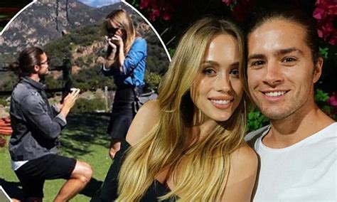 Travis Burns And Emma Lane Announce Their Engagement Daily Mail Online