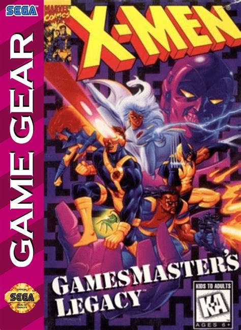 Buy The Game X Men Gamesmaster S Legacy For Sega Game Gear The Video Games Museum