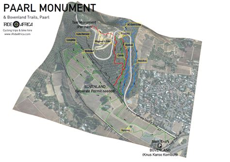 Paarl Monument Mtb Map Iride Africairide Africa