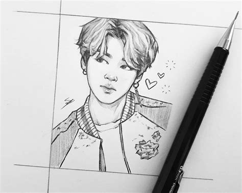 Pin By Emily W On Bts Kpop Drawings Bts Drawings Drawings