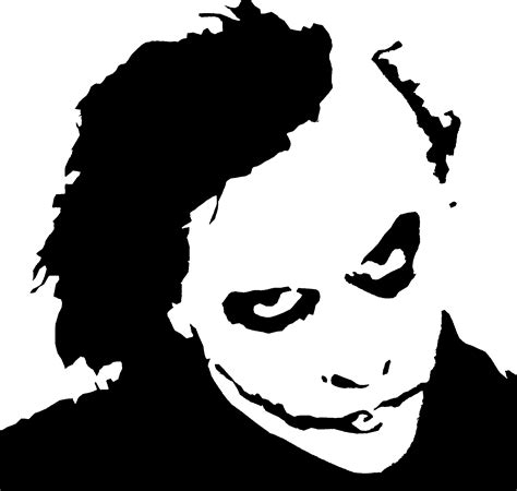 Joker Stencils Clipart Best