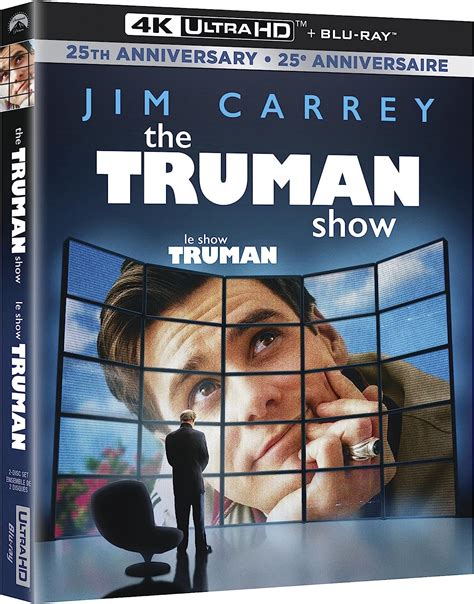 The Truman Show 4k Uhd Blu Ray Amazonca Jim Carrey Laura Linney