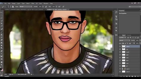 How To Cartoon Yourself In Photoshop Youtube