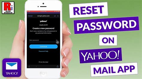 How To Reset Your Yahoo Mail Password From Mobile Youtube