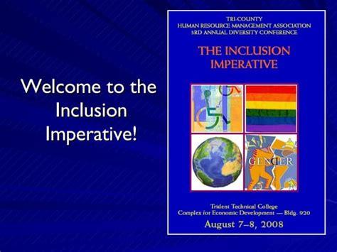 Inclusion Imperative Powerpoint Ppt