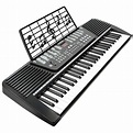 New 61 Key Electronic Music Keyboard Electric Piano Black