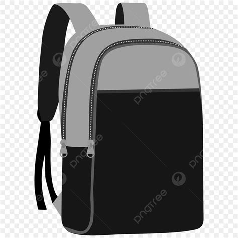 Kids School Bag Vector Design Images Black And Gray School Bag Clipart