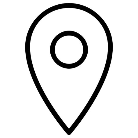 Location Outline Icon Png Transparent Background Free Download 4230