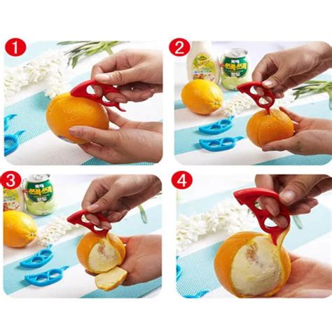 Cute Mouse Shape Lemons Orange Citrus Opener Peeler Remover Slicer Cutter Quickly Stripping