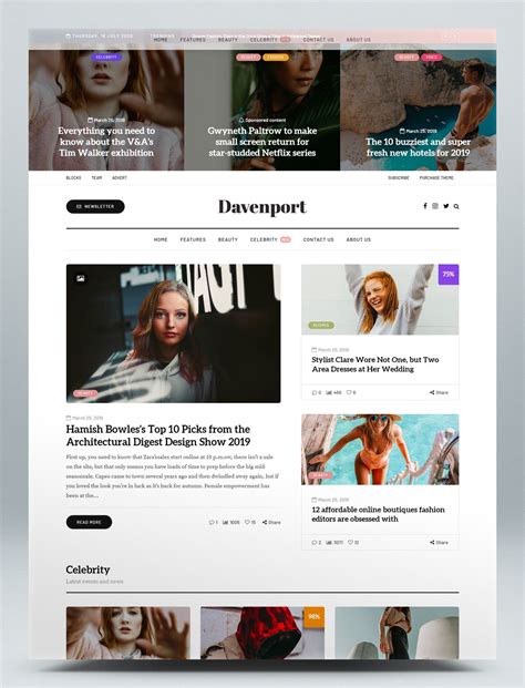 Blog And Magazine Wordpress Theme Wordpress Theme Design Blog Themes