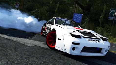 Drifting The Vdc Silvia Up Mount Akina Dronecam Assetto Corsa Youtube
