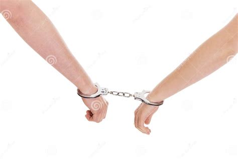 Male And Female Handcuffed Stock Image Image Of Handcuffed Girlfriend 50511625