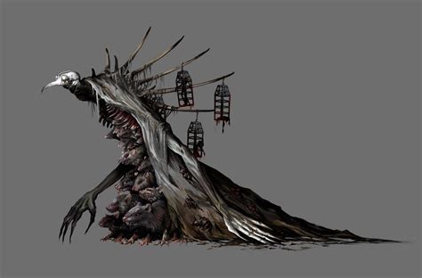 Boss Plague Fan Art Bloodborn Alice Makoveeva Dark Fantasy Art