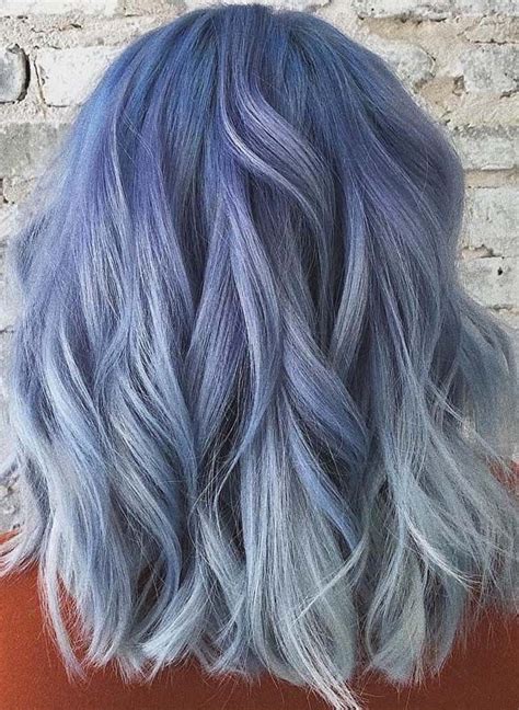 Gorgeous Pastel Blue Hair Color Trends For Ladies In 2019 Pastel Blue
