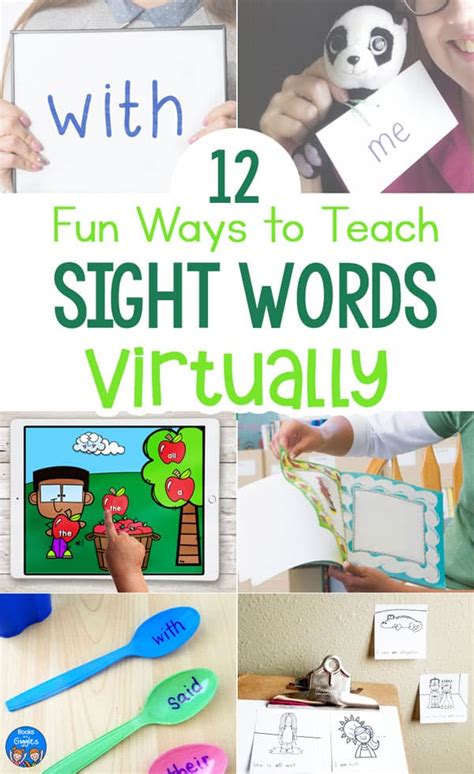 12 Ways To Teach Sight Words Virtuallyand Rock Your Online Teaching