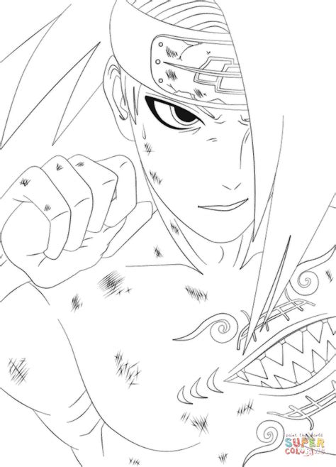 Последние твиты от anbu itachi (@hatedanbu). Deidara coloring page | Free Printable Coloring Pages