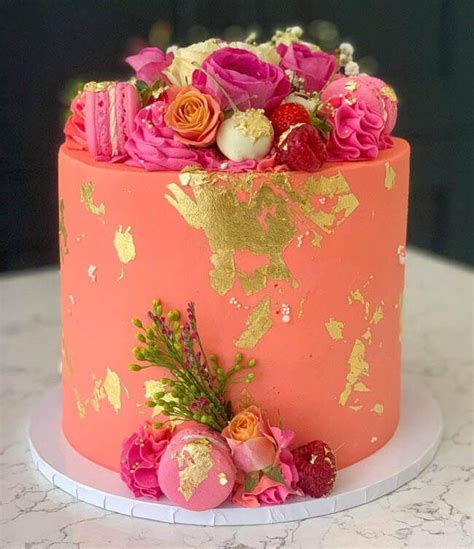 50 Coral Cake Design Cake Idea March 2020 Bright Birthday Cakes