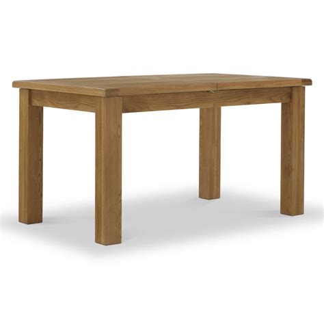 Broadway Oak Small Extending Dining Table Roseland Furniture