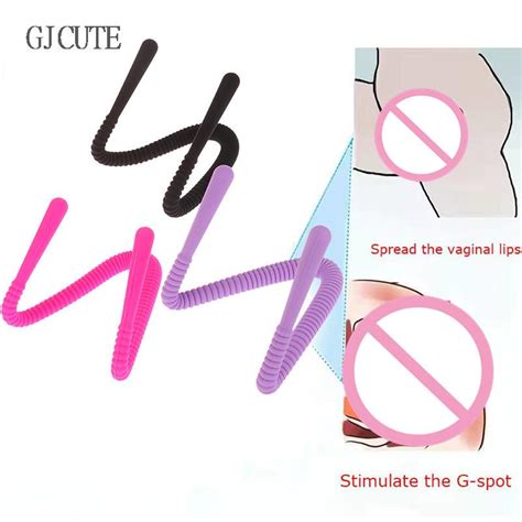 Labia Clamps Pussy Spreader Silicone Spot Clitoris Stimulation Oral Sex