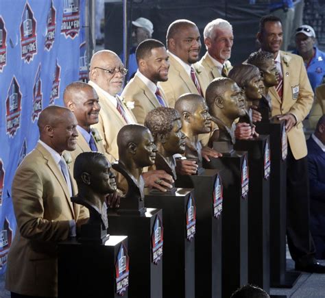 Andre Reed Brings The Emotion Michael Strahan Laughs At Nfl Hall Of