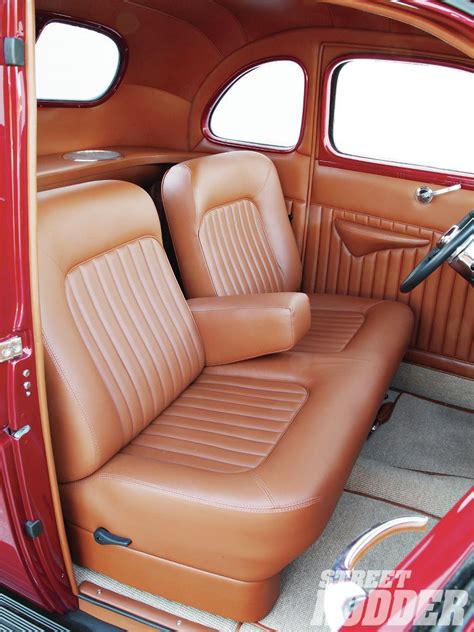1940 Ford Standard Coupe Ron Mangus Leather Interior Photo 4 Truck