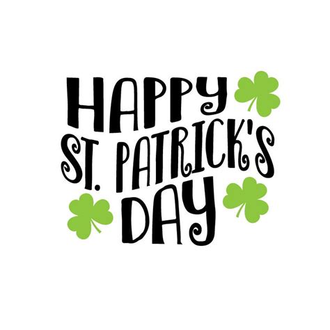 Happy St Patrick S Day SVG EPS And Dxf