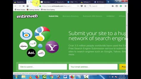 Search Engine Submission Submit Website To Google And Other Search
