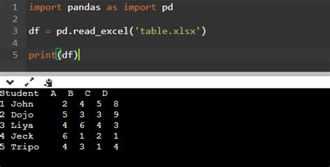 Read Excel File In Python