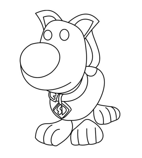 Pet Adopt Me 1 Coloring Page Free Printable Coloring Pages For Kids