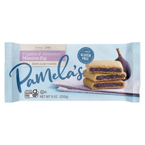 Pamela S Gluten Free Mission Fig Figgies Jammies 9oz Box Snacks