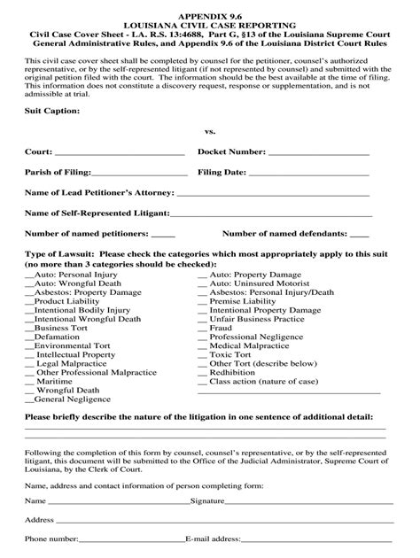 how to file a civil lawsuit without a lawyer in louisiana fill out and sign online dochub