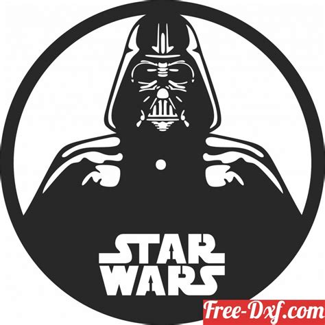 Download Dark Vador Star Wars Wall Clock Fpotv High Quality Free