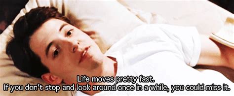 Ferris Bueller Quote Life Moves Fast 20 Best Ferris Bueller Quotes