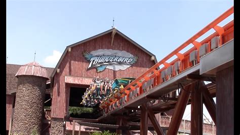 Thunderbird Review Holiday World Launched Wing Coaster Youtube