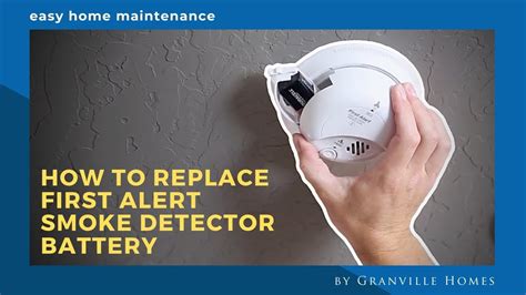 Maybe you would like to learn more about one of these? How to replace the battery in your SMOKE DETECTOR (First ...