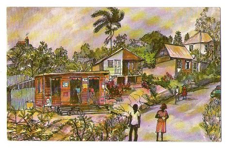 Postcards Journey Barbados Village