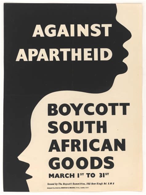 Against Apartheid Poster Design Week