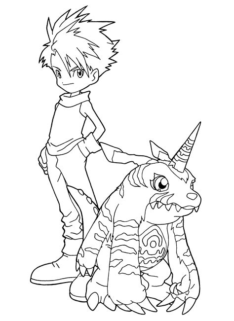 Digimon Malvorlagen 175 2400×3300 Desenhos Para Colorir Animes